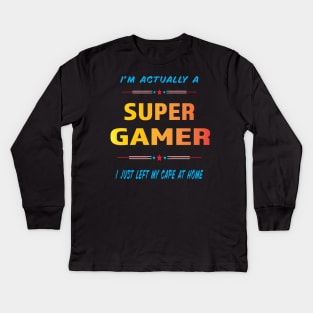 Super Gamer Kids Long Sleeve T-Shirt